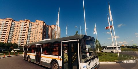 Автобусные остановки в Куркино обновят до октября
